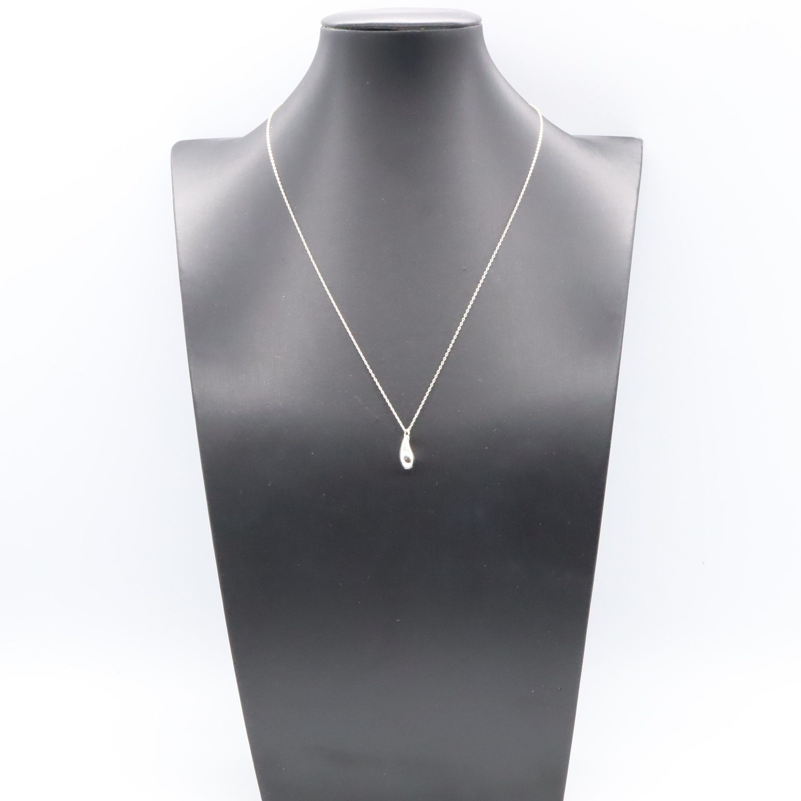 ティファニー TIFFANY＆CO ネックレス ティアドロップ ネックレス 首回 