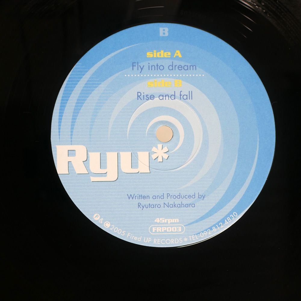 RYU|FLY INTO DREAM | RISE AND FALL|FIRED UP RECORDS FRP003 12
