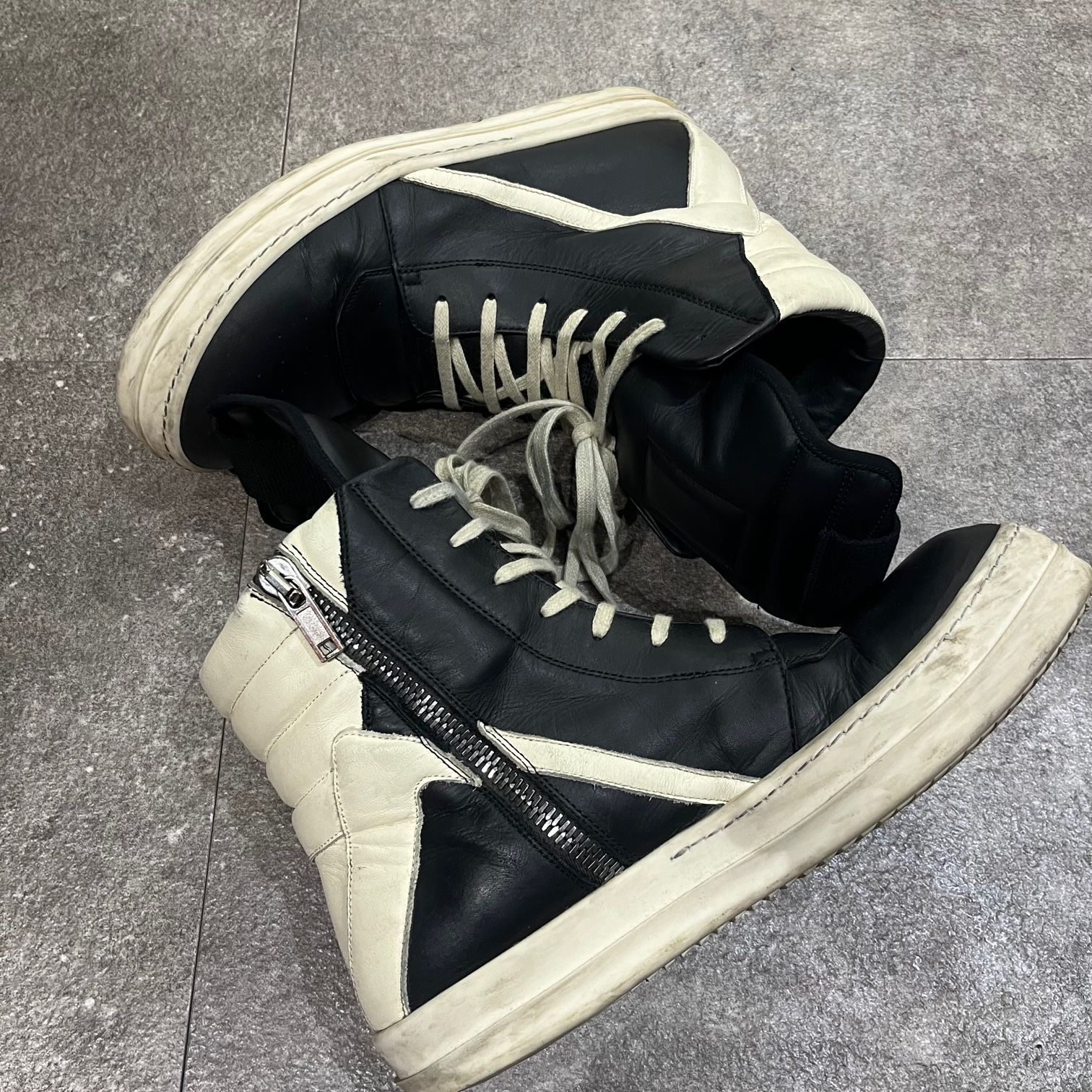 RICK OWENSジオバス 43 ジオバスケット Rick Owens GEOBASKET ジオバスケット 43 - メルカリ