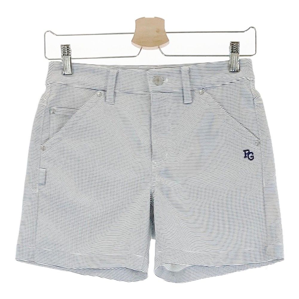 サイズ 00 PEARLY GATES パーリーゲイツ ショートパンツ ボーダー柄 ネイビー系 240101307523 ゴルフウェア レディース ストスト