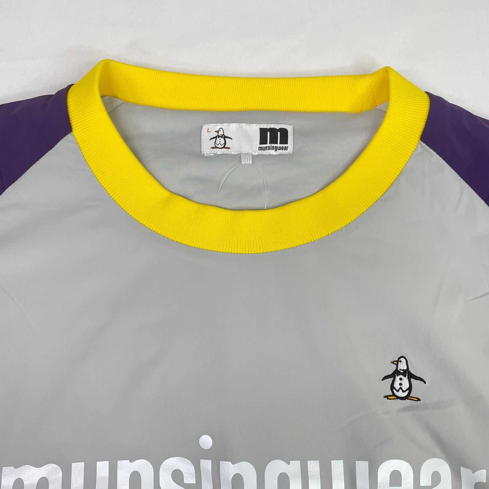 特別な日 メンズ マンシングウェア Munsing wear スニードジャック L グレー×紫 中綿入り 【海外限定】