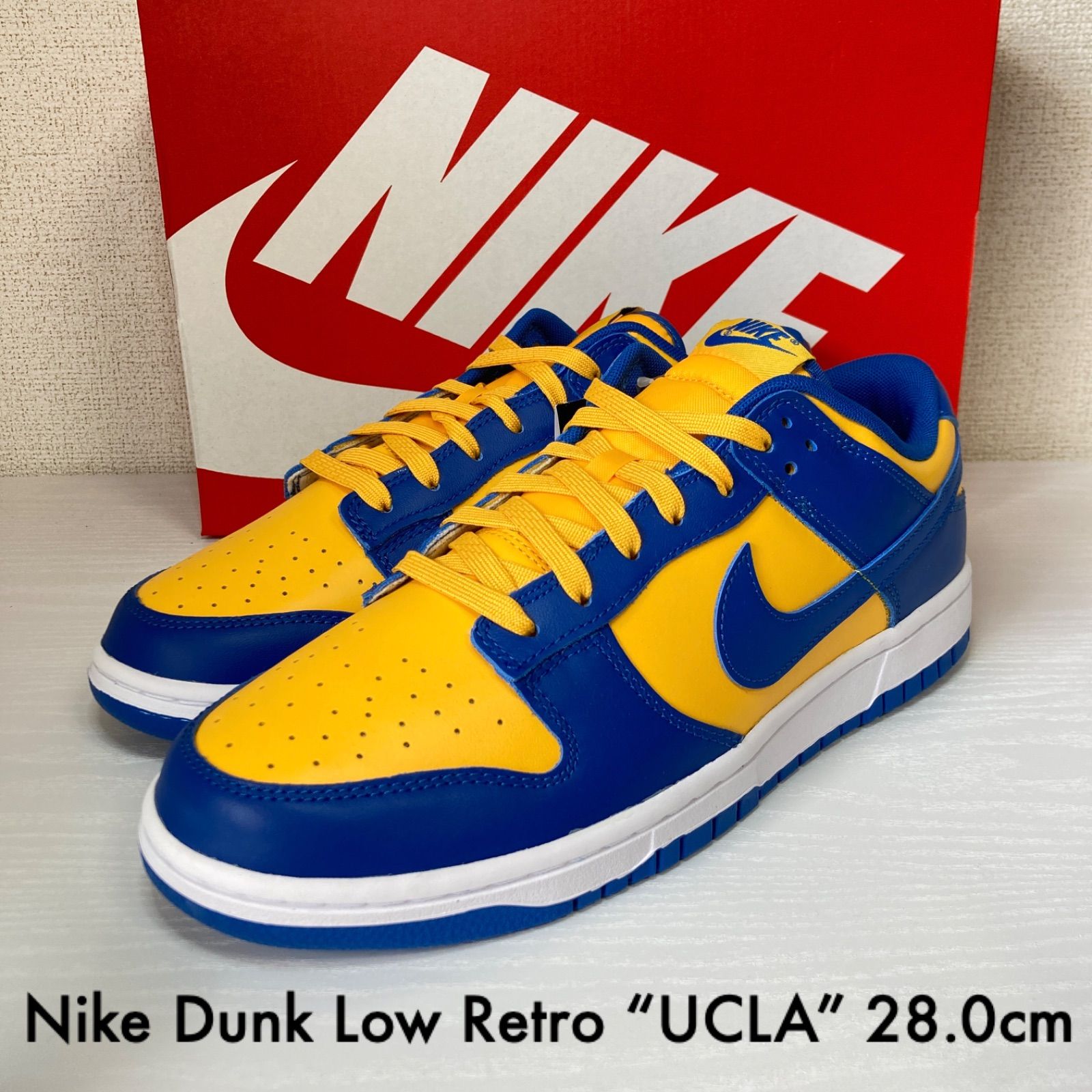くNike Dunk Low Retro UCLA 【フォロー10%OFF】 - メルカリ