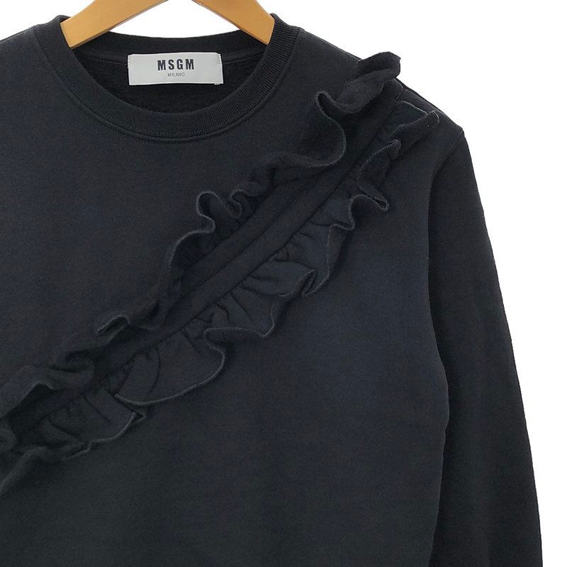 エムエスジーエム スウェット フリル msgm トレーナー MSGM / エムエスジーエム | フリル装飾 裏起毛 スウェット