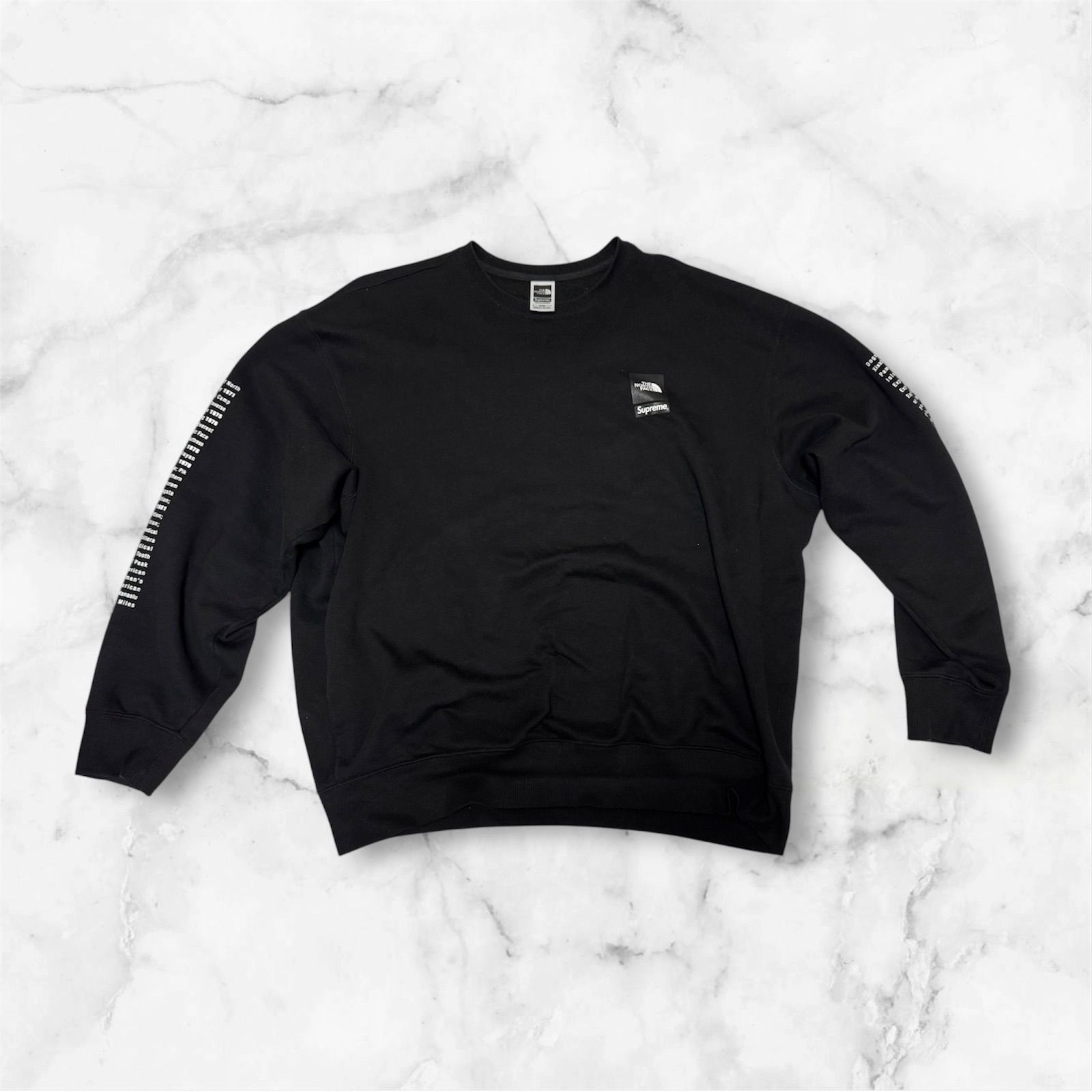 中古美品」 THE NORTH FACE × SUPREME 24SS GRAPHIC CREWNECK 