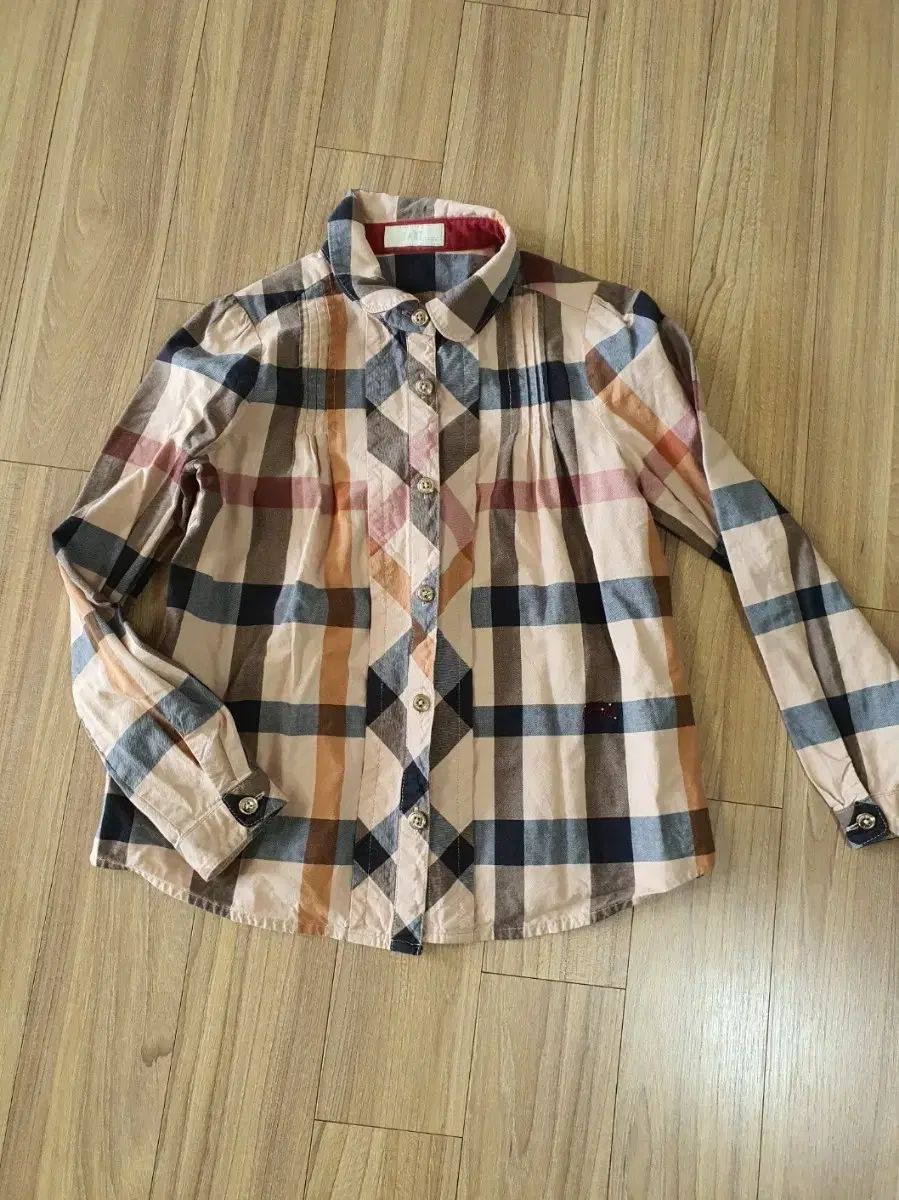 【雷市場（ポンジャン）商品韓国直送】 DAKS(ダックス) キッズ ハウス チェック ブラウス