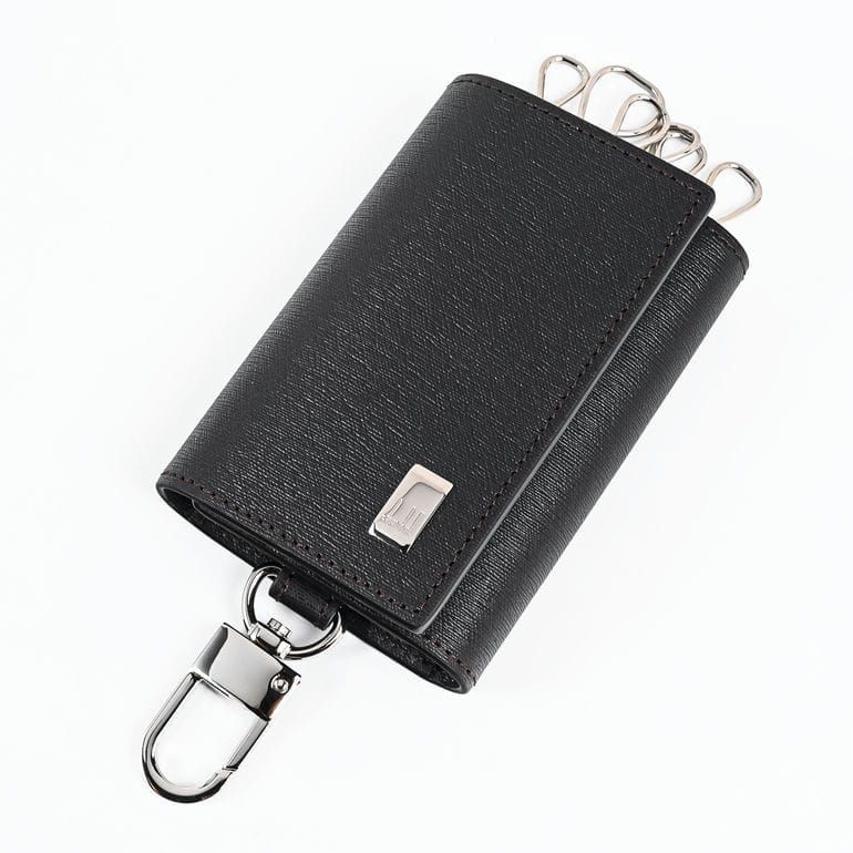 ダンヒル dunhill キーケース 6連 サイドカー レザー メンズ ダークブラウン DUFP5020E 英国