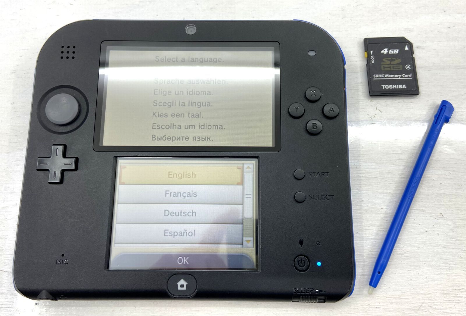 盛岡24-0206 Nintendo 2DS ブルー 海外版 動作 済み |60