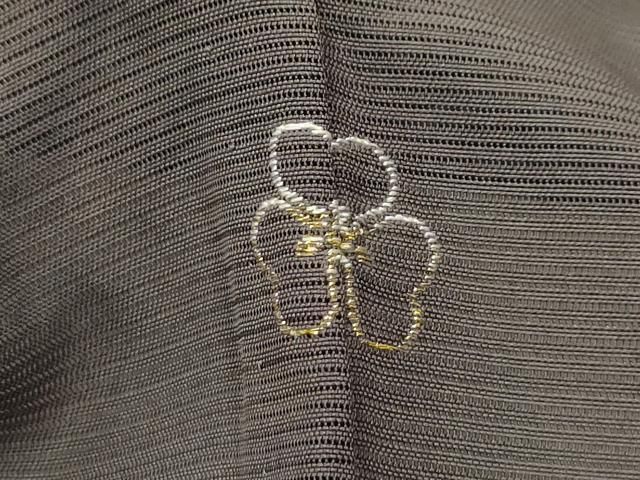 平和屋着物＊夏物 銀座きしや 訪問着 絽 駒刺繍 立波扇面花文 金糸