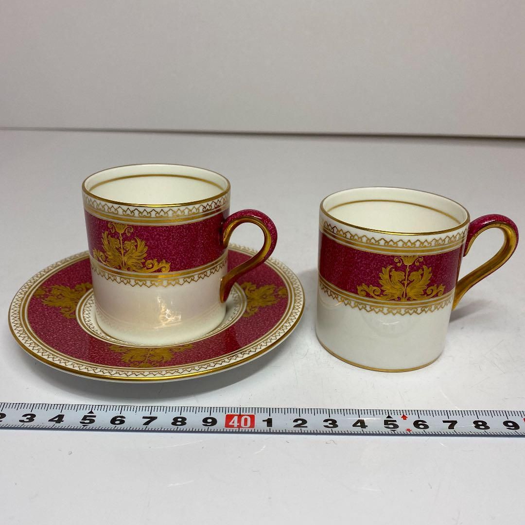 ウェッジウッド　コロンビアルビー　カップ&ソーサー3点セット ウェッジウッド コロンビアルビー カップ&ソーサー3点セット