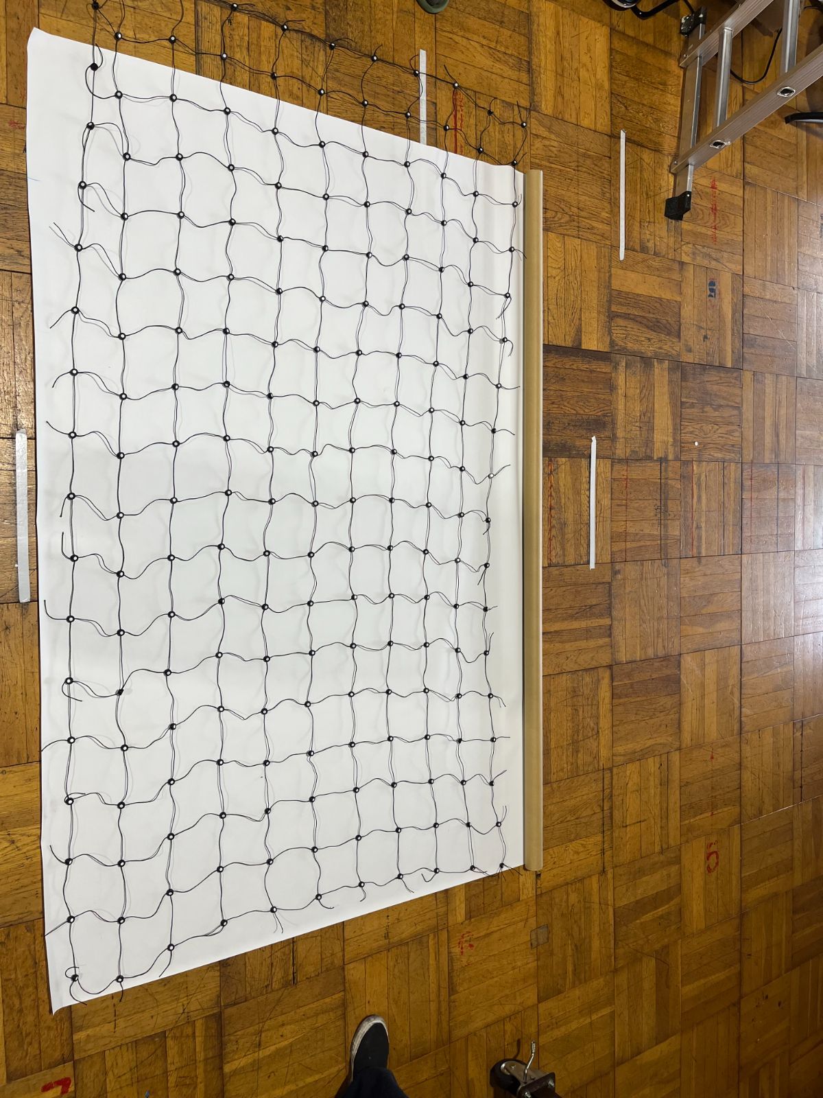 3Dスキャナー用マーカーネット 磁石付き 約2m×1m 立体計測 リバースエンジニアリング