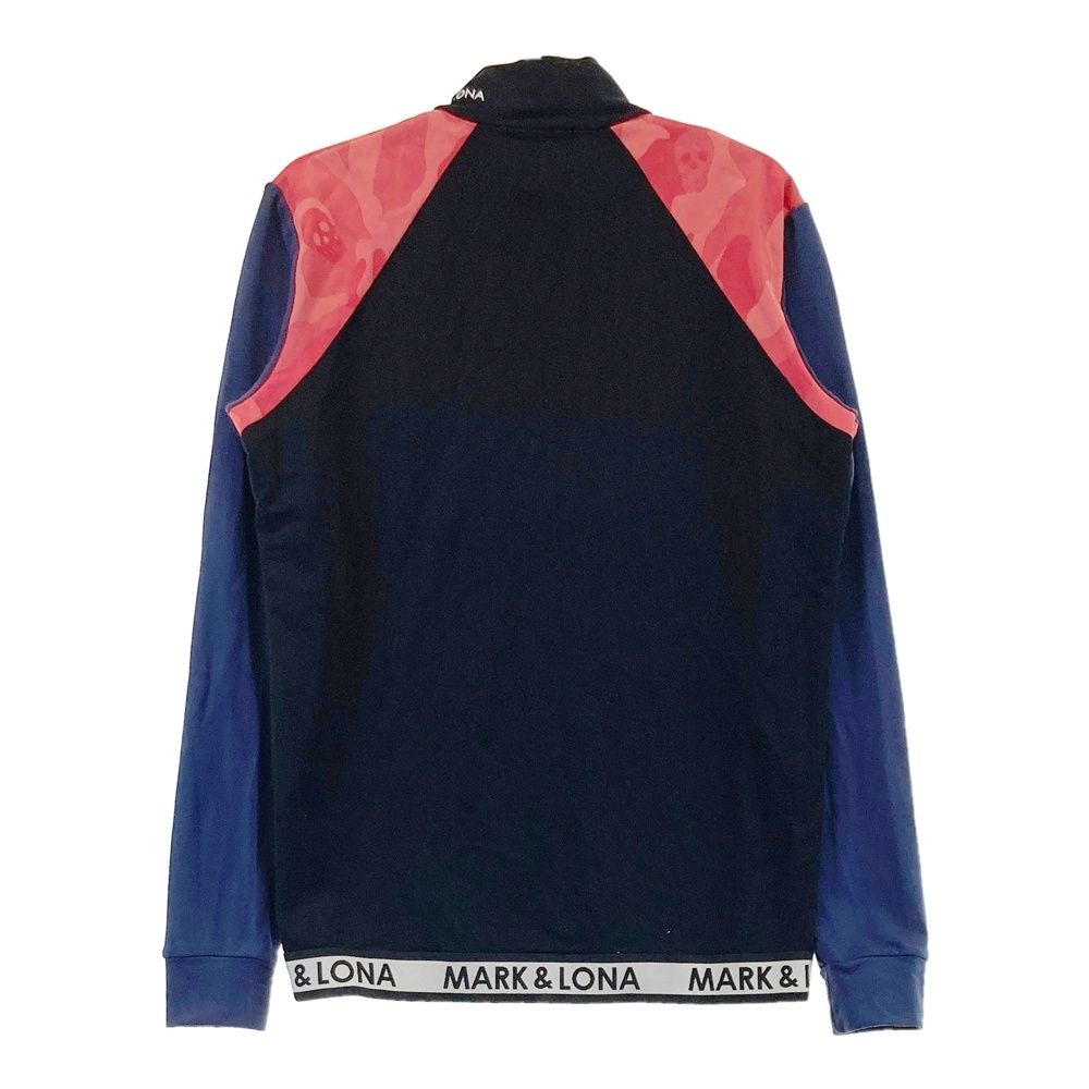 マークアンドロナ　サイズ48 MARK&LONA マークアンドロナ パンツ 総柄 ネイビー系 サイズ：48