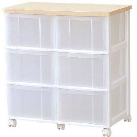 5営業日で発送 IRISOHYAMA アイリスオーヤマ ウッドトップチェスト ホワイトペアー ＣＣＷ－６２６ホワイトペアー