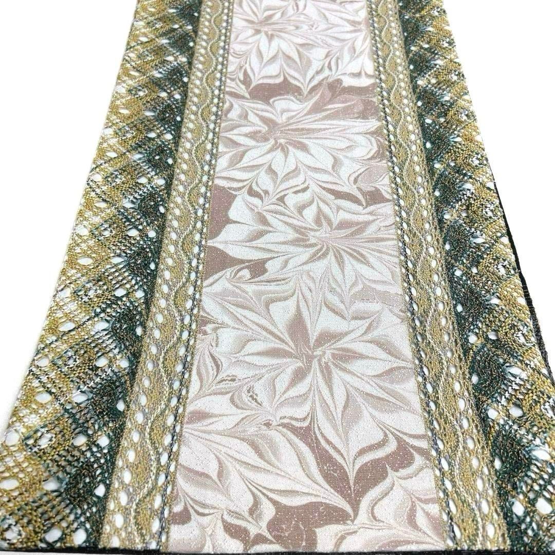 未着用 手組み 抽象花模様 袋帯 着物 帯 015a p - メルカリ 