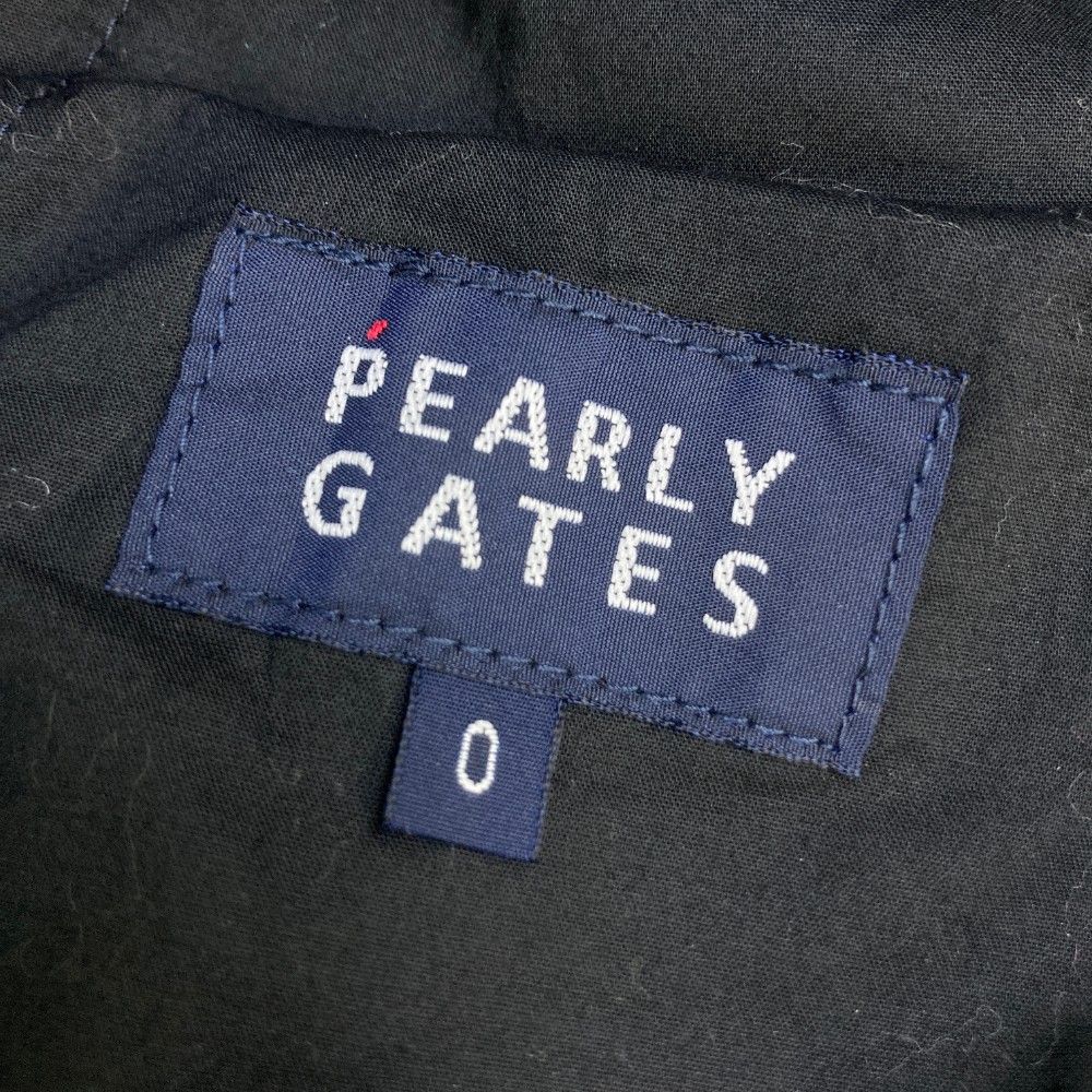 サイズ：0 PEARLY GATES パーリーゲイツ  ベロア ロングパンツ  ネイビー系 [240101461006] ゴルフウェア レディース ストスト サイズ：0 PEARLY GATES パーリーゲイツ ベロア ロングパンツ