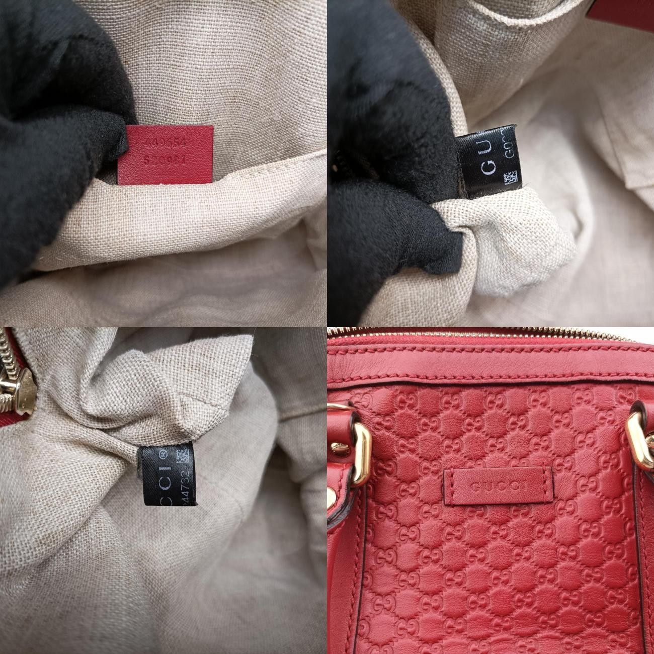 グッチGucciマイクログッチシマレッドレザー449654G023244732