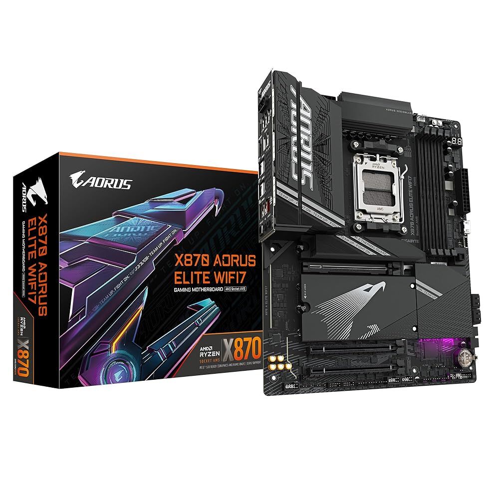 GIGABYTE X870 AORUS ELITE WIFI7 マザーボード - AMD Ryzen 9000