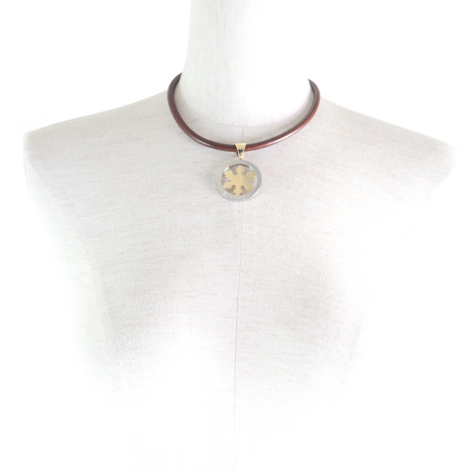 美品☆BVLGARI ブルガリ トンド スノーフレーク ネックレス ペンダント  