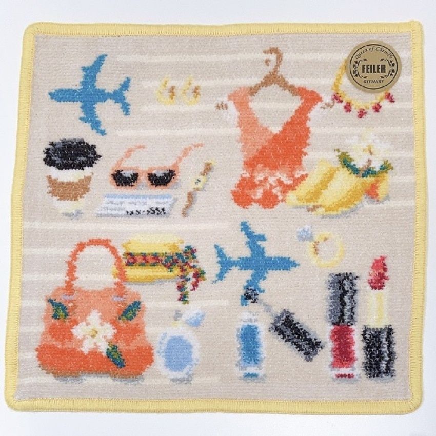 新品未開封品｣フェイラー タオルハンカチ イエロー 春夏デザイン