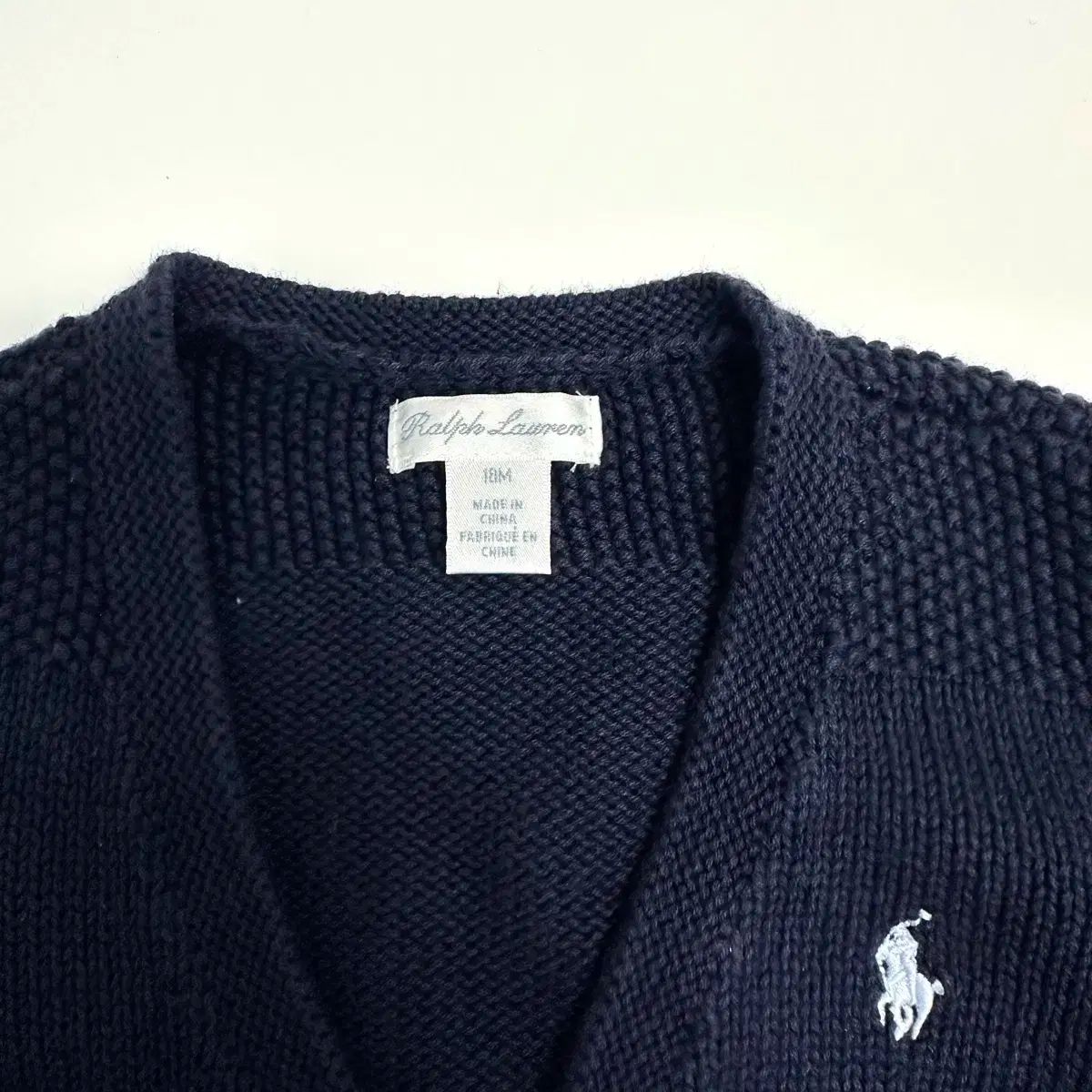 ポロ 18 m コットン カーディガン