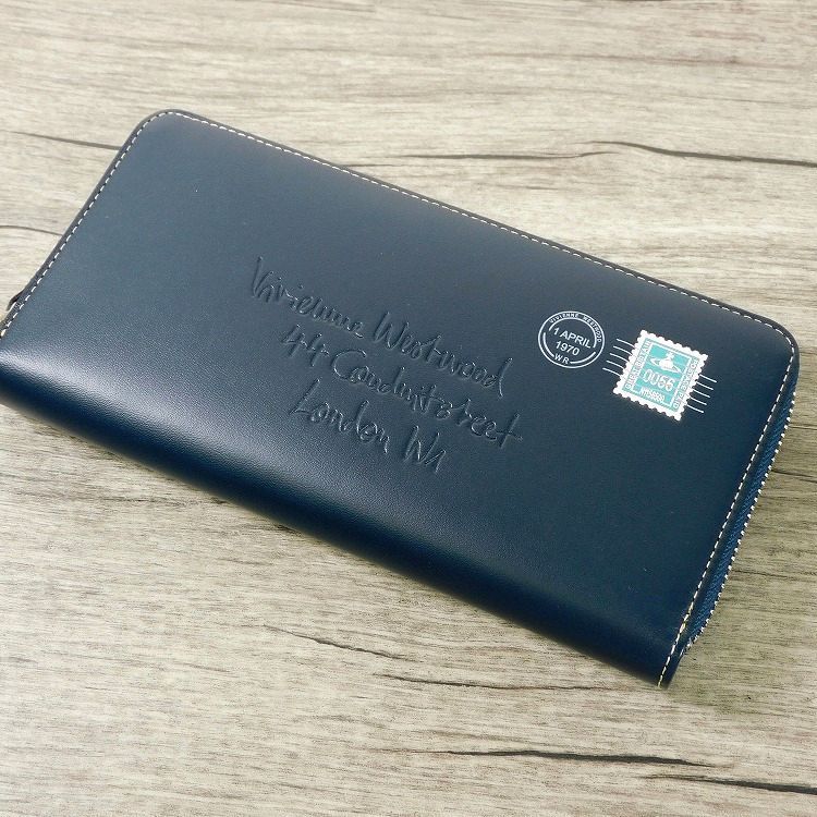 492 新品 ヴィヴィアンウエストウッド エンベロープ ラウンドジップ長財布 新品 定価35,200円 ヴィヴィアンウエストウッド ラウンドジップ