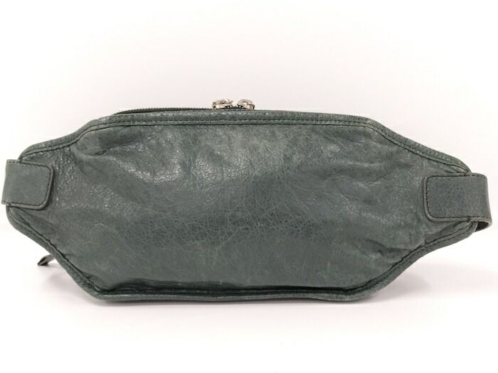 BALENCIAGA ネオリフト ウエストバッグ レザー グリーン系 341628