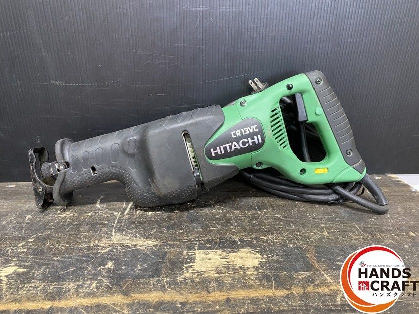 品 HITACHI 日立工機 CR13VC 電子セーバソー 単相100V 1 010W ストローク量 29mm ストローク数 0-2 800min-1 本体 ケース付