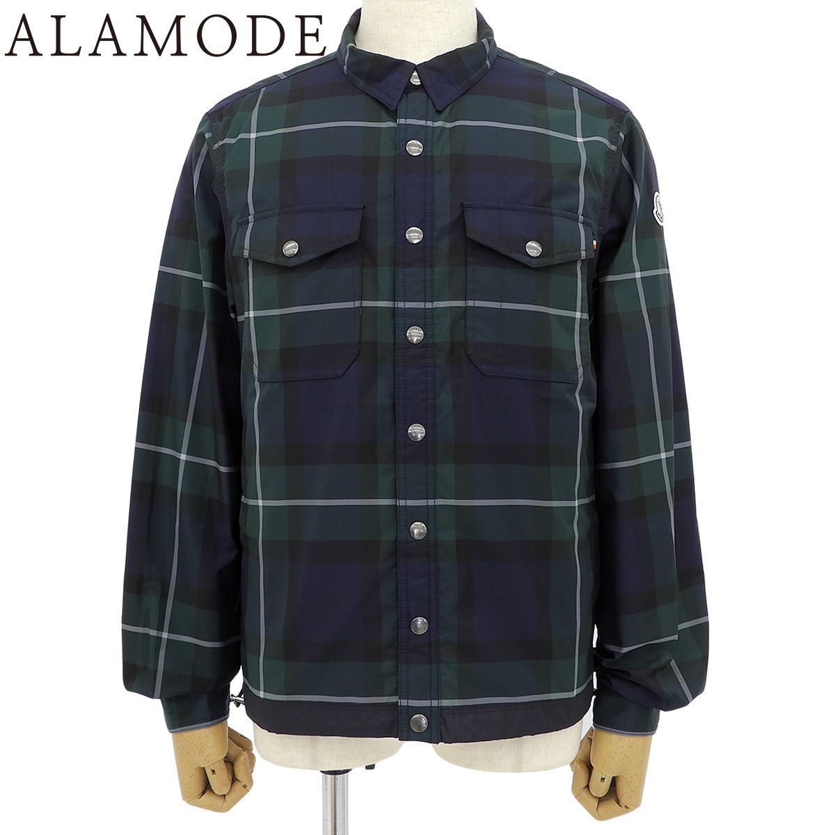 MONCLER モンクレール トリオンフ ナイロン ジャケット ジャケット 2016年 チェック アパレル ファッション 衣類 2 ナイロン グリーン緑 ネイビー紺 ホワイト白 C10914000685 メンズ 40802155325 アラモード