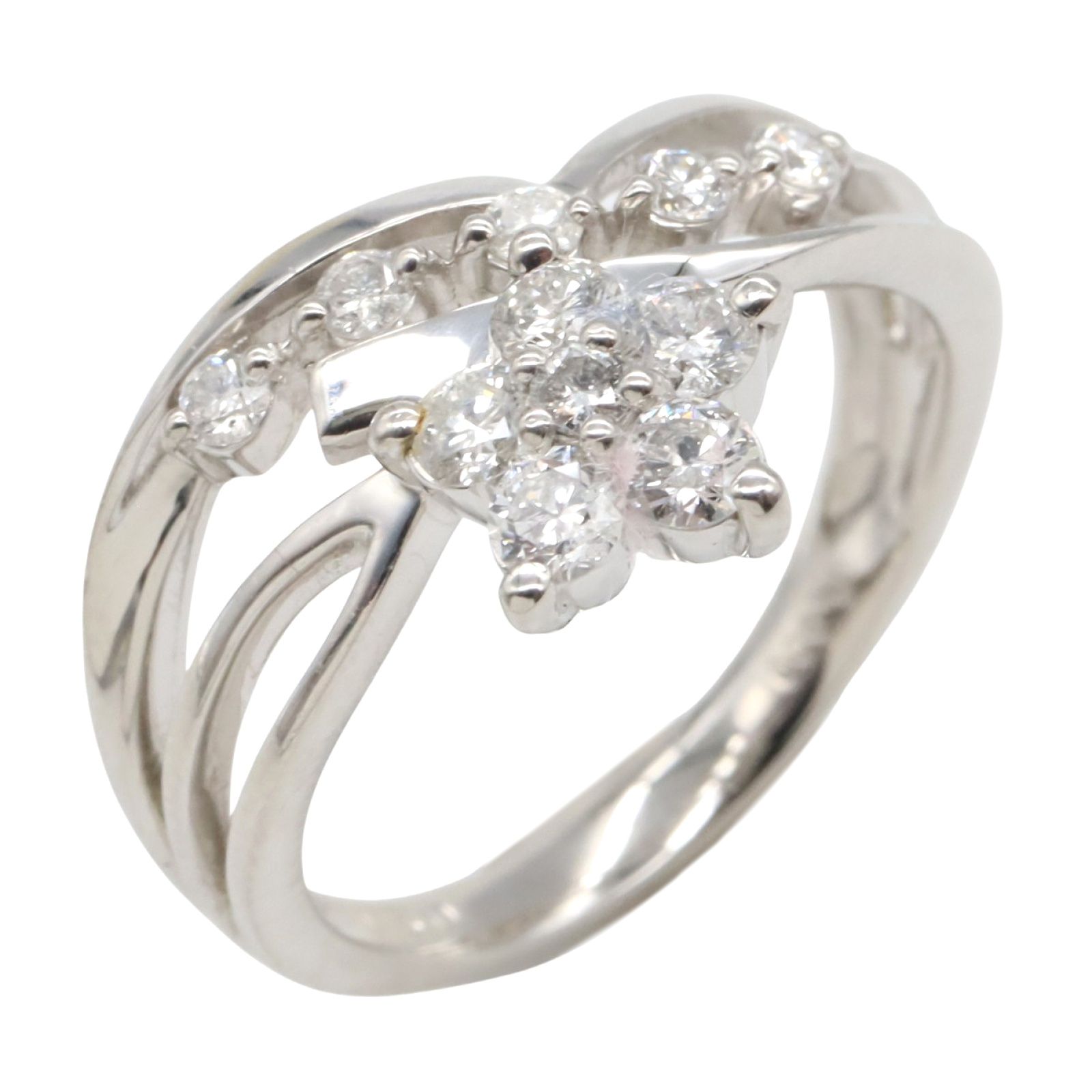ジュエリー JEWELRY リング 指輪 ダイヤモンド リング ﾀﾞｲﾔ 5.5g 11.5 Pt900プラチナ ダイヤモンド リング レディース Used A