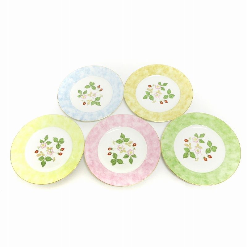ウェッジウッド WEDGWOOD ボーンチャイナ ワイルドストロベリー 皿 