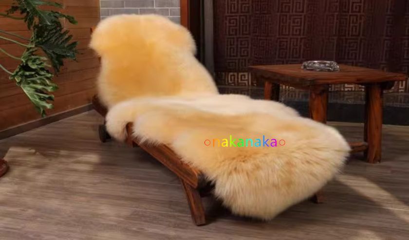 贅沢 天然ムートン ムートンラグ ムートンフリース ファー マット2P 180 75cm