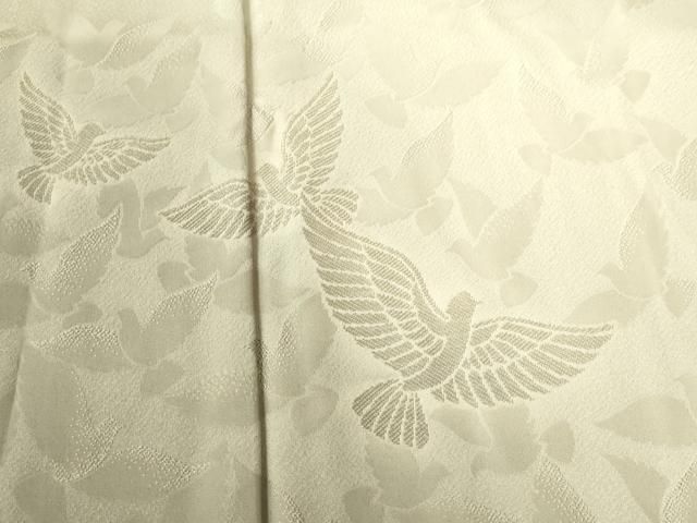 平和屋着物●染色作家　斉藤三才　訪問着　三才鳥　やまと誂製　正絹　逸品　CAAU3052yc 平和屋着物○染色作家 斉藤三才 訪問着 三才鳥 やまと誂製 正絹 逸品