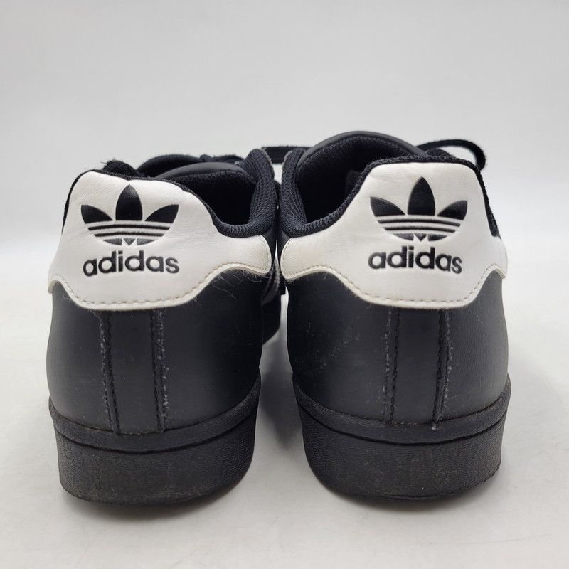【中古品】adidas アディダス SUPERSTAR EG4959 スーパースター コア ブラック スニーカー 靴 【161-250926-hi-19-izu】