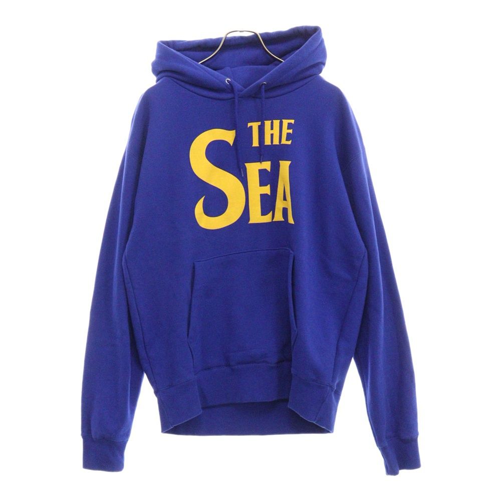 WIND AND SEA (ウィンダンシー) THE SEA HOODIE ザ シー スウェットパーカー フーディ  WDS-0-BAND-24-Q1-01 ブルー - メルカリ