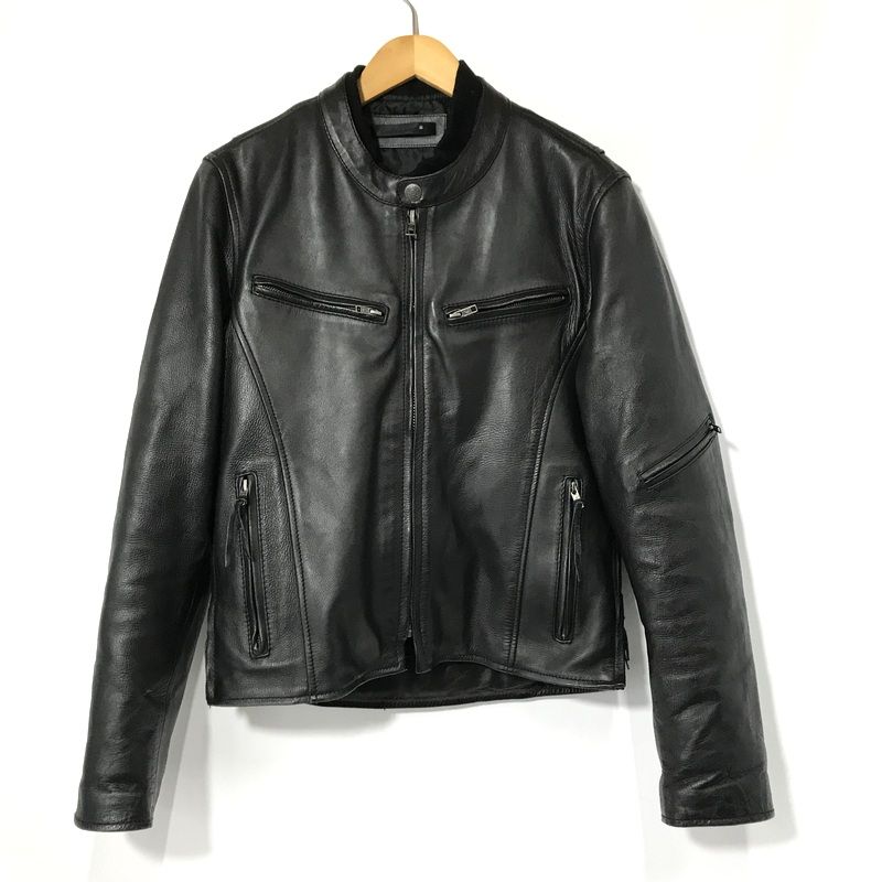 Liugoo Leathers シングルライダース レザージャケット ライナー付き 