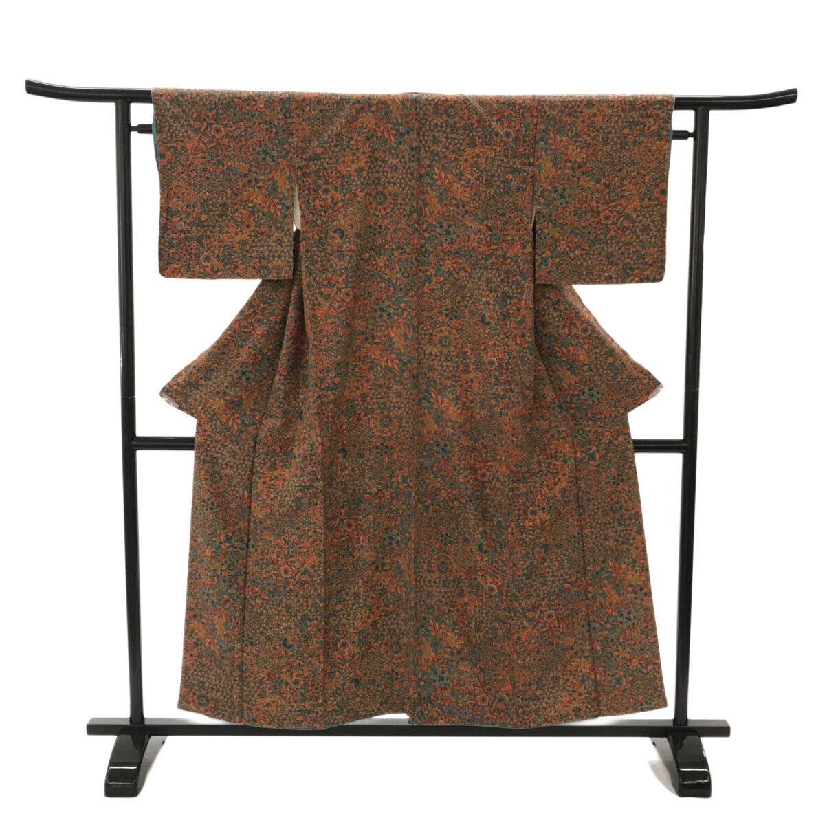 小紋/美品/更紗/仕立上がり/適応身長148～155㎝/ 7914 - メルカリ 