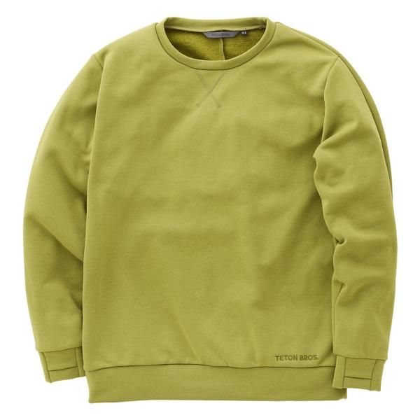 Teton Bros. ティートンブロス OCTA FLEECE CREW オクタフリースクルー 軽量 高保温 速乾 防寒 フリース トレーナー アウトドア キャンプ ARMY GREEN