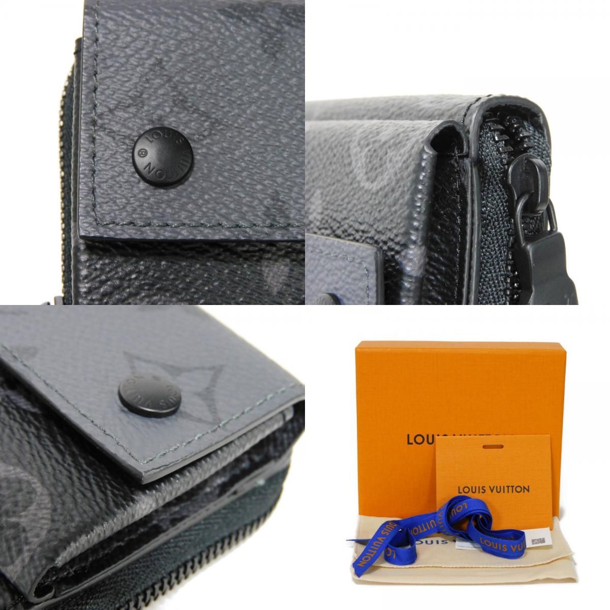 いちご様ルイ ヴィトン マヒナ ジッピーウォレット ブラック RFID