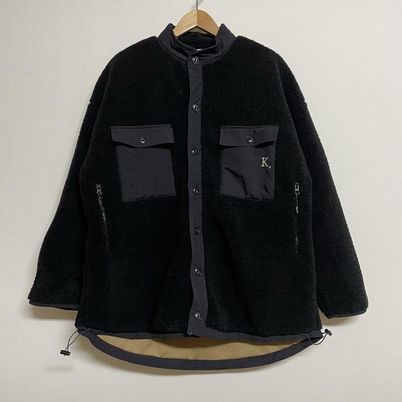 USED 古着 ジャケット、上着 ジャケット、ブレザー KAKELAu0026TRANQUIL / カケラ＆トランクイル　イニシャル刺繍 スタンドカラー フリースジャケット 12007-191-23