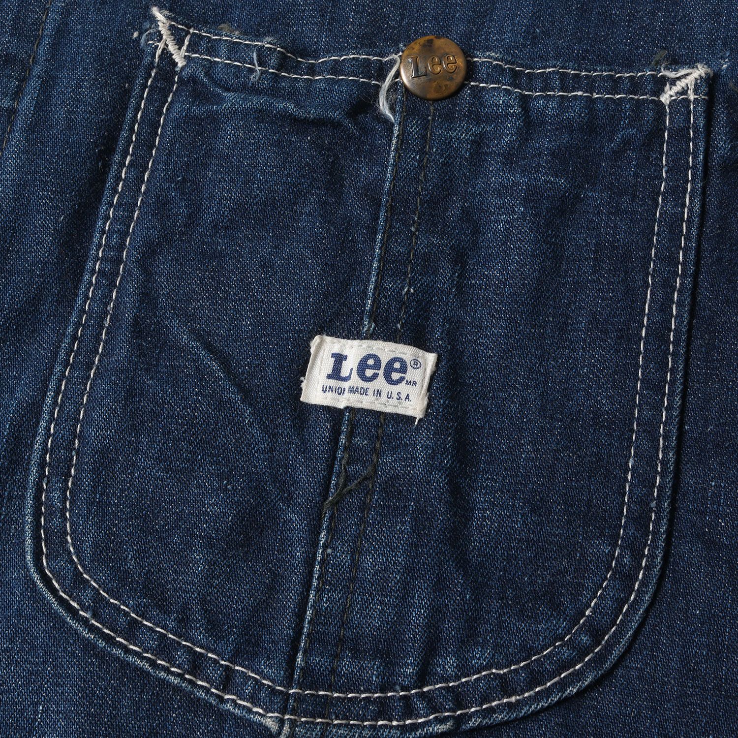 Lee リー ジャケット サイズ:42R 70s 91-J デニム カバーオール ビッグ 
