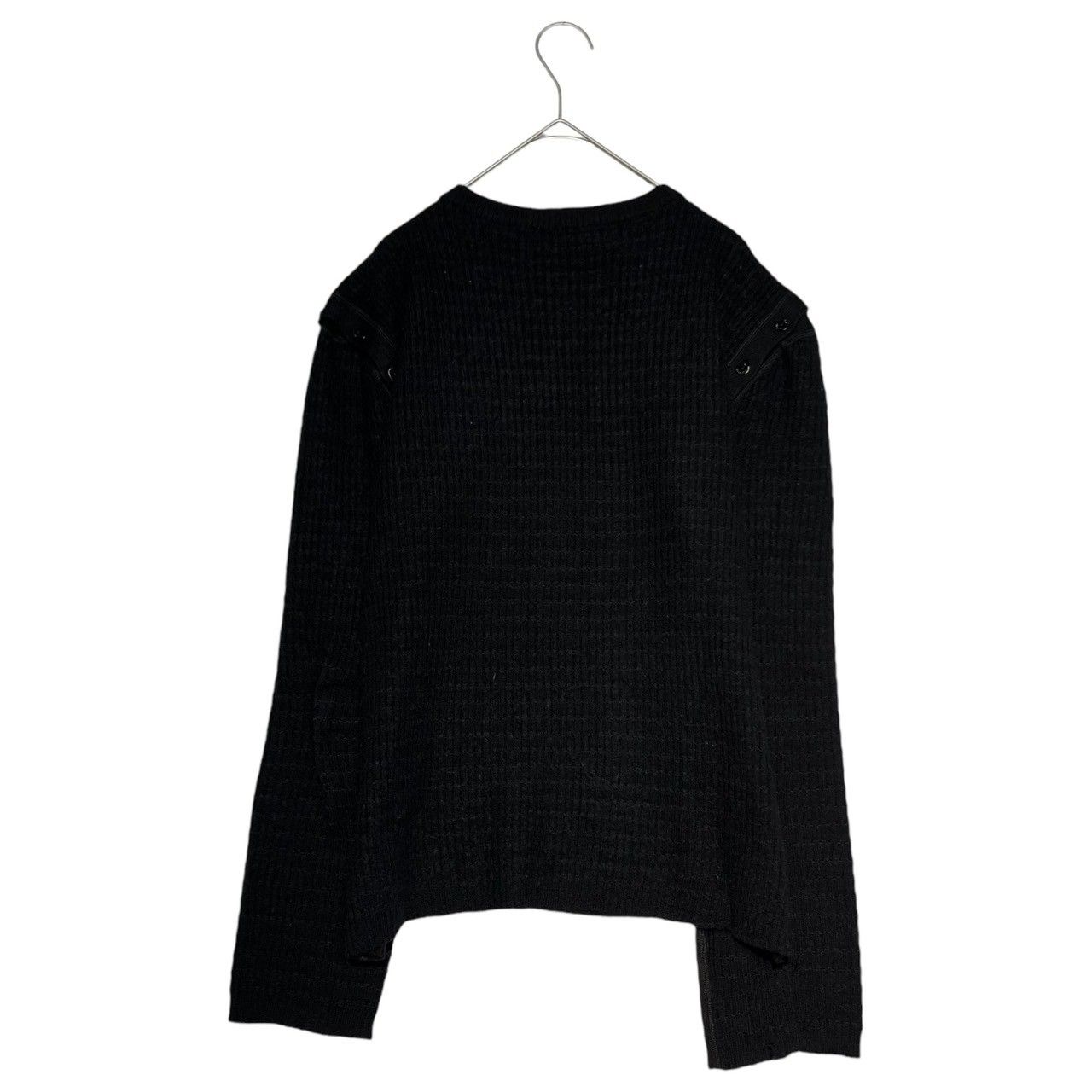 DOLCE&GABBANA(ドルチェ&ガッバーナドルガバ) 00's shoulder button knit wool ショルダー ボタン  ヘンリーネック ウール ニット 52(XL程度) ブラック - メルカリ