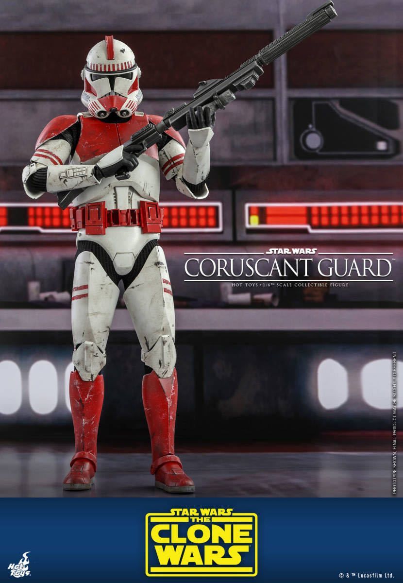 ホットトイズ 1/6 スター・ウォーズ：クローン・ウォーズ コルサント・ガード 未開封新品 TMS025 Star Wars Coruscant  Guard Hottoys - メルカリ