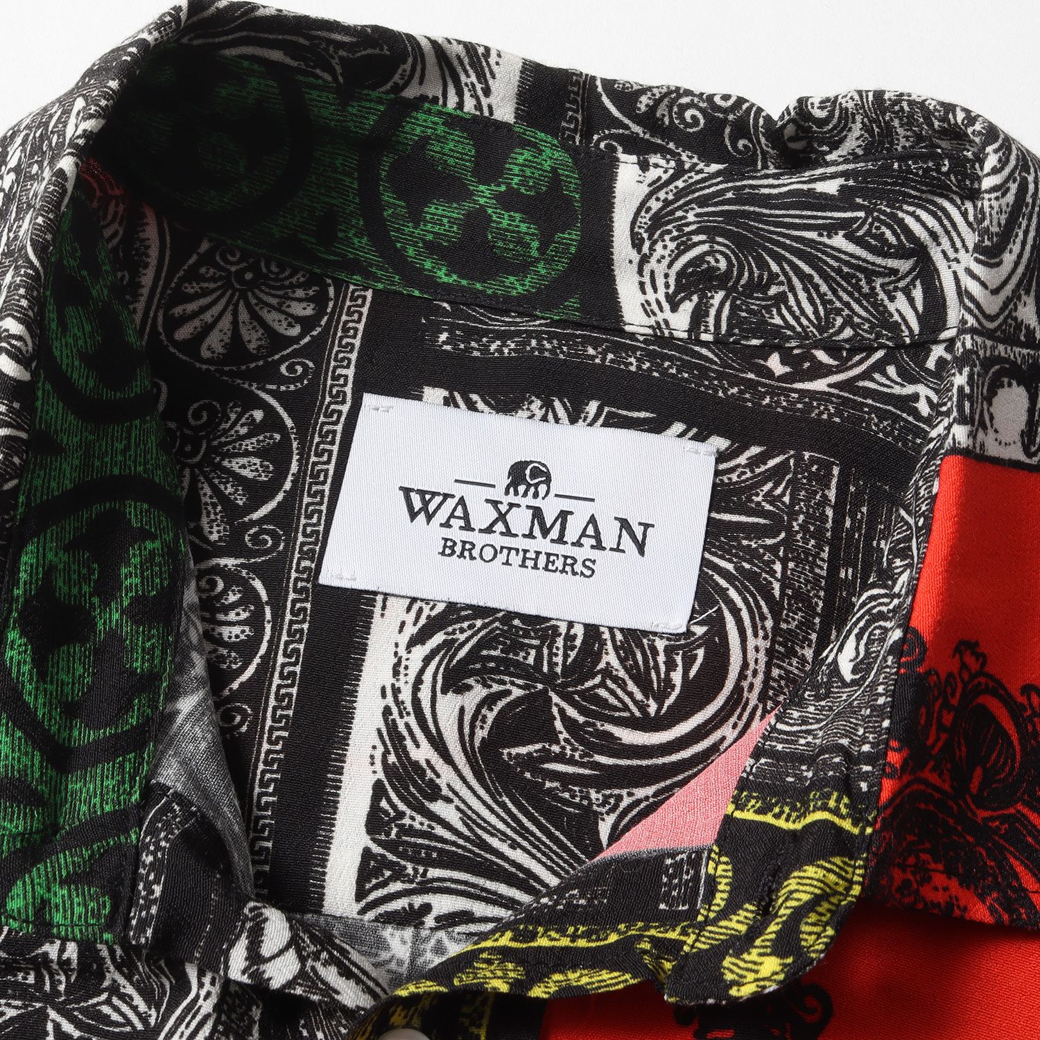 WAXMAN BROTHERS マルチカラーヴィスコース長袖シャツ XS｜レディース
