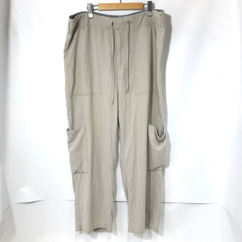 ancellm タグ付きSILK SUEDE BAKER CARGO PANTS SILK SUEDE BAKER CARGO PANTS – Maison ma Manière