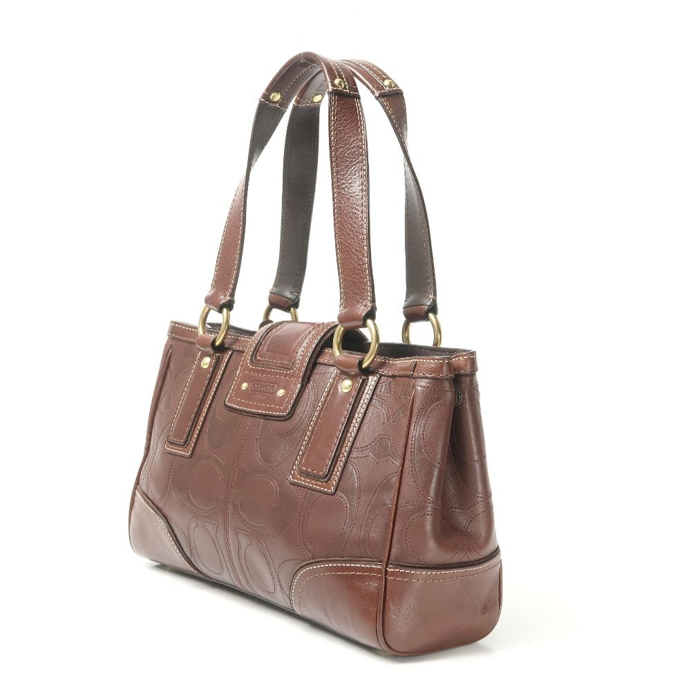 COACH コーチ ハンドバッグ ターンロック シグネチャー ロゴ