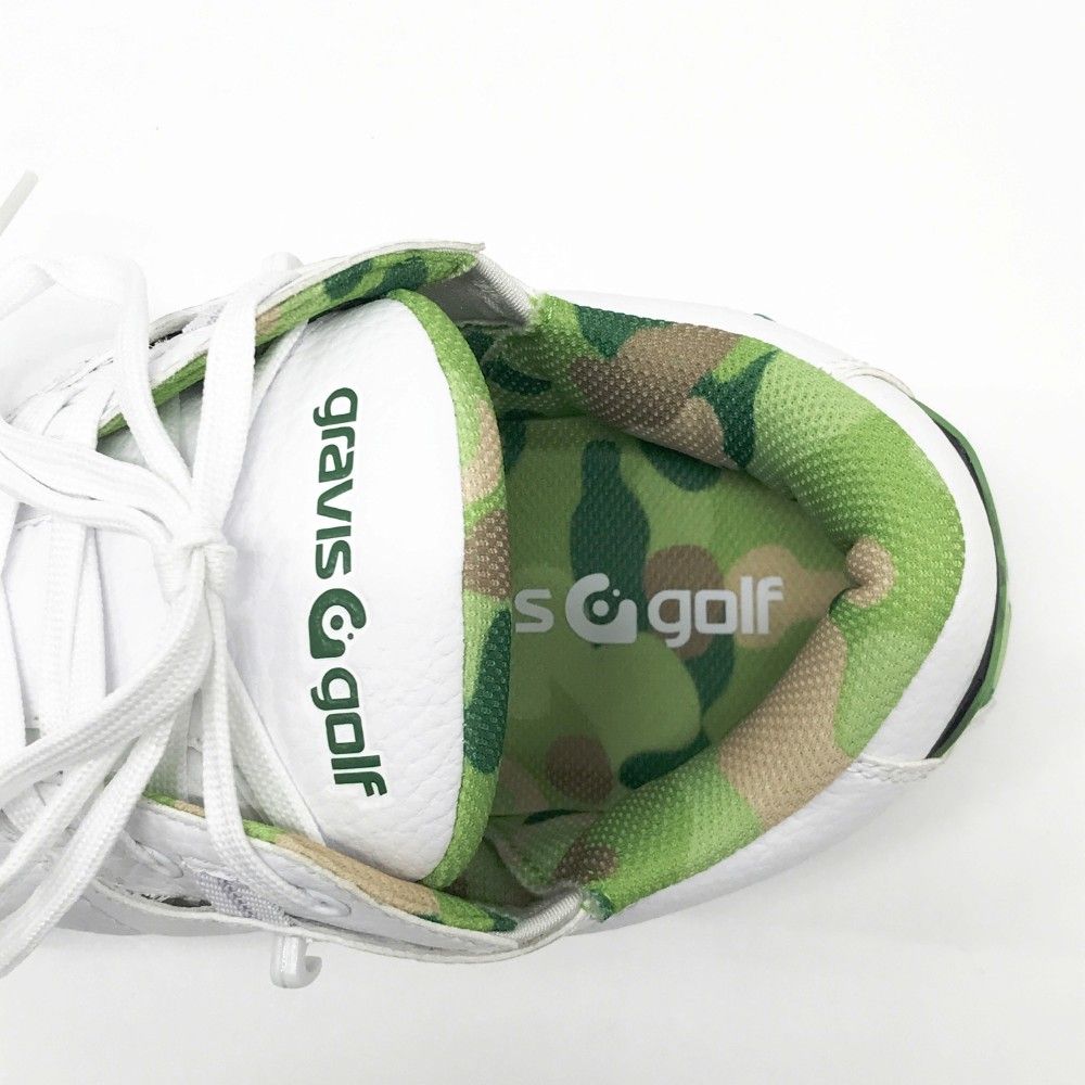 gravis ホワイト ゴルフシューズ gravis golf ゴルフシューズ ホワイト