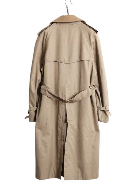 バーバリー　メンズ　トレンチコート　ロング　ライナー　ノバチェック　ベルト　XL 中古バーバリーズ BURBERRYS ライナー付き 裏地ノバチェック