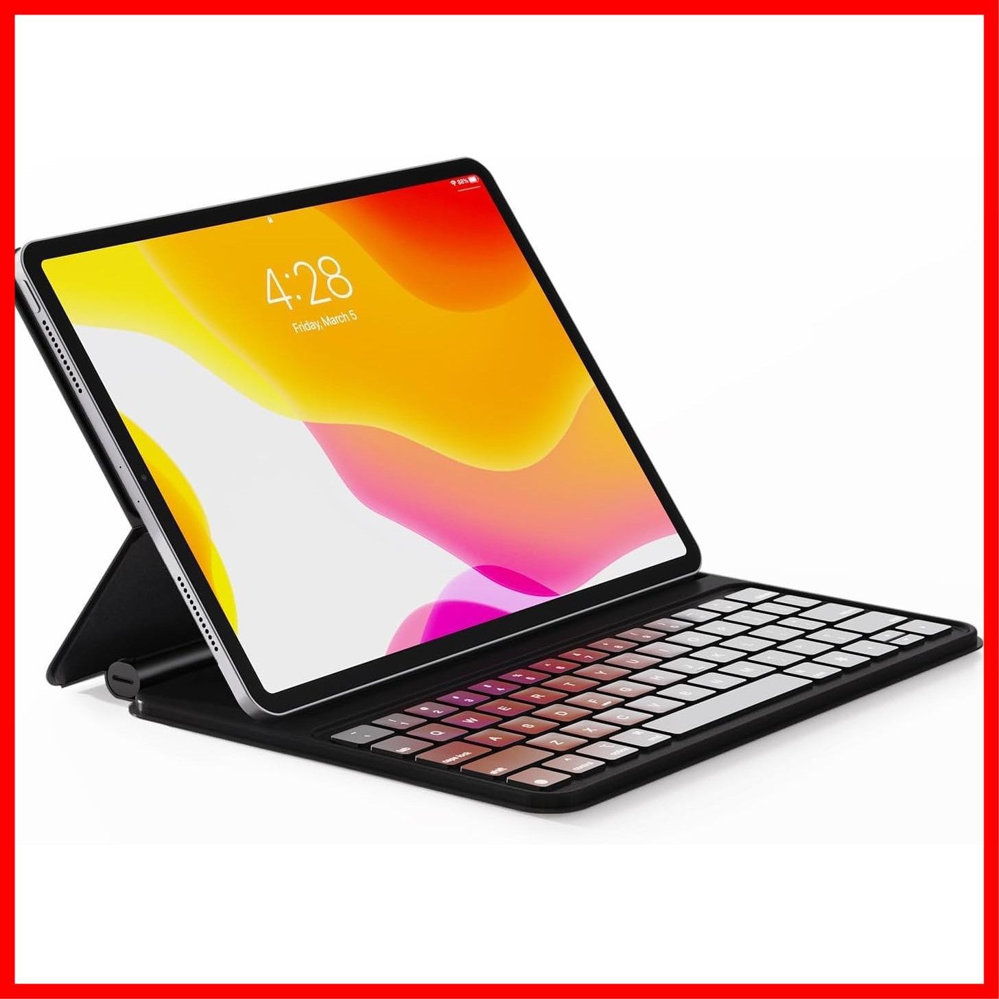 Zspeed iPad キーボードケース スマートコネクタ付き Apple Pencil収納 英語配列 magic keyboard バックライト iPad Pro 11インチ 第1|2|3|4世代 iPad Air 第4|5世代対応