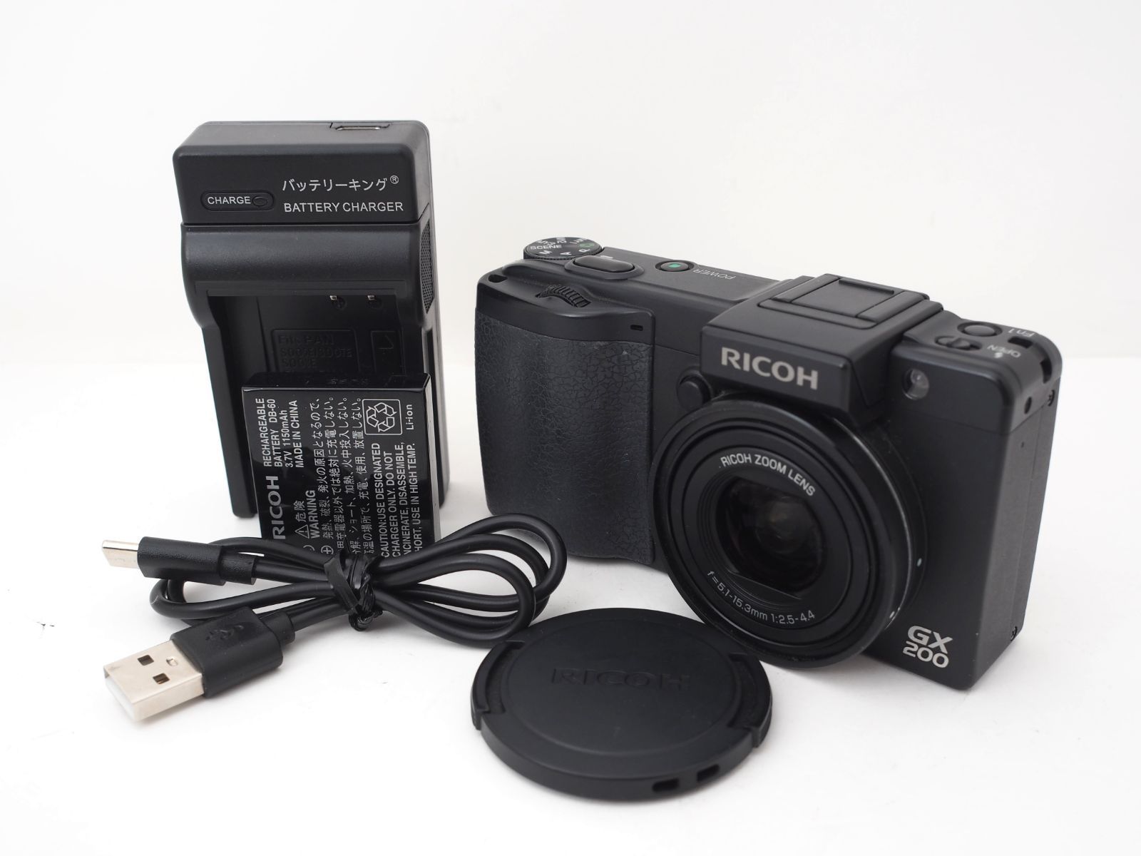 美品】RICOH リコー GX200 コンパクトデジタルカメラ【送料無料