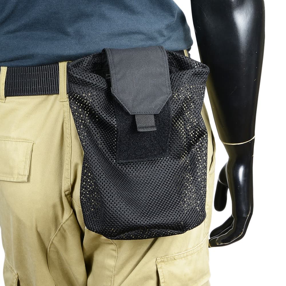 REPSGEAR ダンプポーチ MOLLE対応 スモールメッシュダンプ PTP008 [ ブラック ]