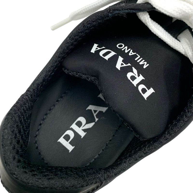 未使用 プラダ PRADA スニーカー 靴 シューズ ロゴ ナイロン